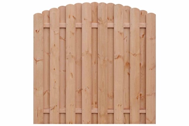 Bohlenzaun Kiefer L�rchenoptik 180x180-160cm 51343