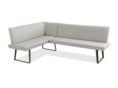 Niehoff Elba Eckbank rechts 235x170cm, Bezug Alpine beige, Gestell Stahl anthrazit