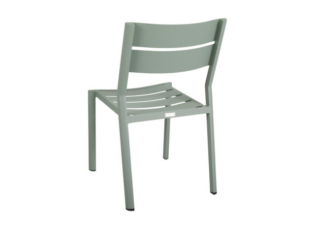 Brafab Delia Diningstuhl, Aluminium Dusty green, stapelbar
