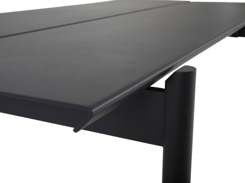 Brafab B45 Aluminium-Tisch, 250 x 92cm anthrazit