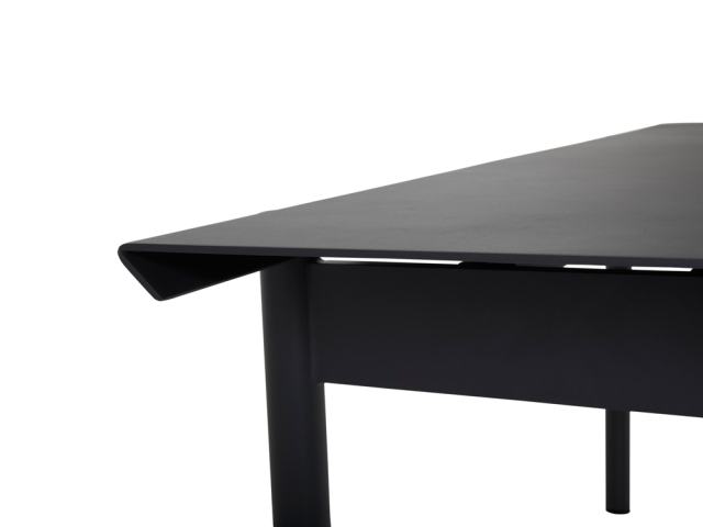 Brafab B45 Aluminium-Tisch, 250 x 92cm anthrazit