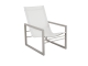 Brafab Vevi Loungesessel Aluminium khaki, off white