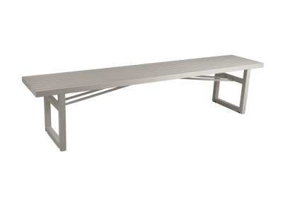 Brafab Vevi Bank 200x41x45cm Aluminium khaki