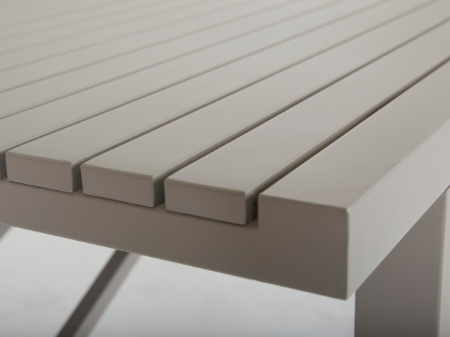 Brafab Vevi Bank 200x41x45cm Aluminium khaki