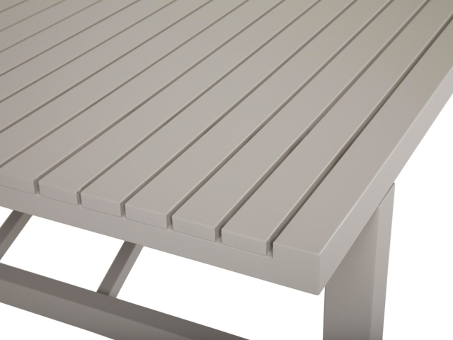 Brafab Vevi Tisch 160x90cm, Aluminium khaki