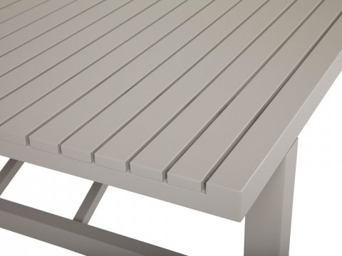 Brafab Vevi Tisch 230x95cm, Aluminium khaki