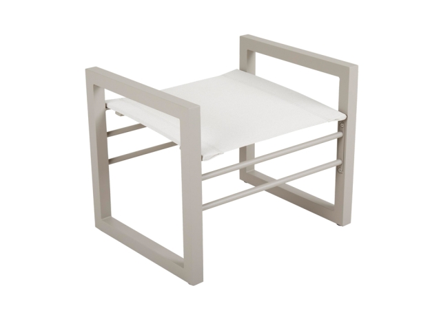 Brafab Vevi Fu�hocker Aluminium khaki