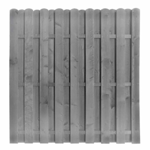 Bohlenzaun Kiefer Farbton Steingrau vorlasiert 180x180 cm Bohlenzaun Kiefer Farbton Steingrau vorlasiert 180x180 cm