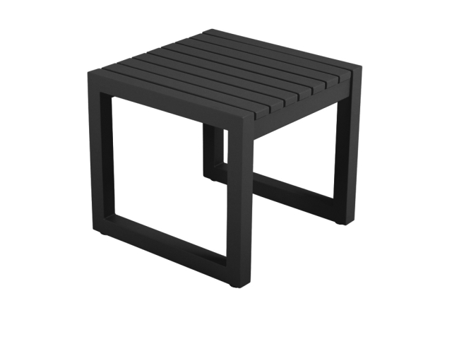 Brafab Vevi Beistelltisch 40x40x35cm Aluminium schwarz