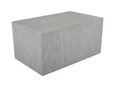 Brafab Zten Kaffeetisch 80x50x40cm, Kunststein grau