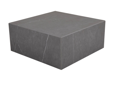 Brafab Zten Kaffeetisch 80x80x35cm, Kunststein dunkelgrau