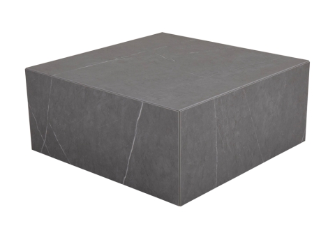 Brafab Zten Kaffeetisch 80x80x35cm, Kunststein dunkelgrau