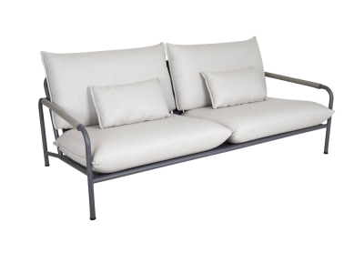 Brafab Lerberget 2,5-Sitzer Sofa 193cm, Gestell Edelstahl anthrazit inkl. Auflagen