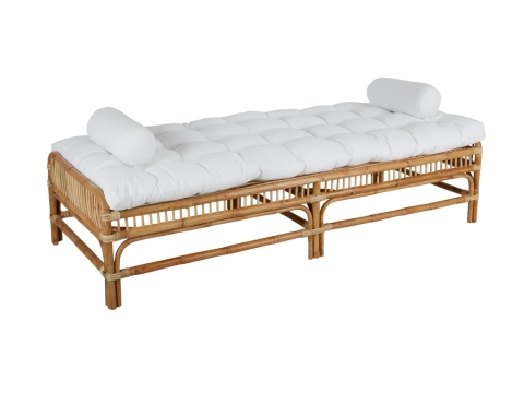 Brafab Vallda Daybed Naturrattan, 197x82x53cm, inkl. Kissen