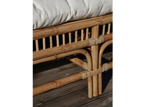 Brafab Vallda Daybed Naturrattan, 197x82x53cm, inkl. Kissen
