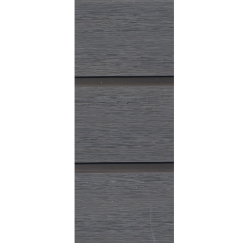 GrojaSolid Rhombus Einzelprofil 1,9x30x180cm steingrau co-extrudiert