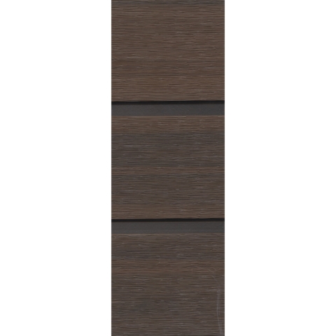 GrojaSolid Rhombus BPC Steckzaun Universal Tor 100x180cm walnuss-anthrazit DB703