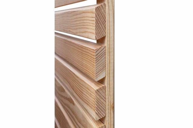 Rhombus Sichtschutzzaun L�rche natur 180x180 cm