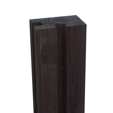 Osmo Schallschutz Forsdal Eckpfosten Kiefer Kesseldruckimpr�gniert Grau 10x14x300 cm