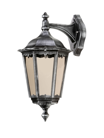 LCD Wandleuchte 1111 h�ngend Schwarz-Silber