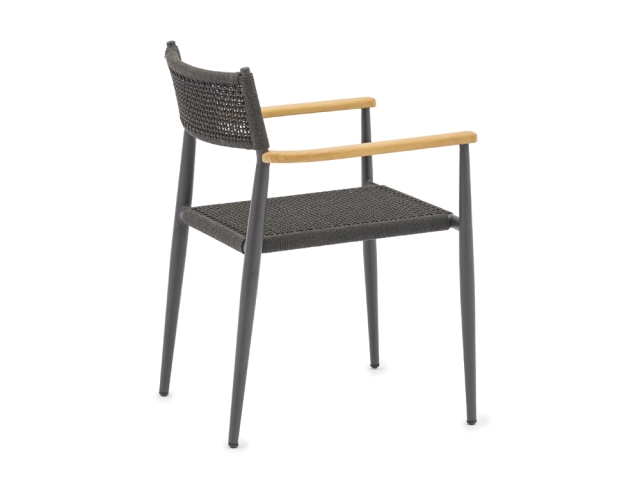 Zebra Ant Stapelsessel, Aluminium Graphit