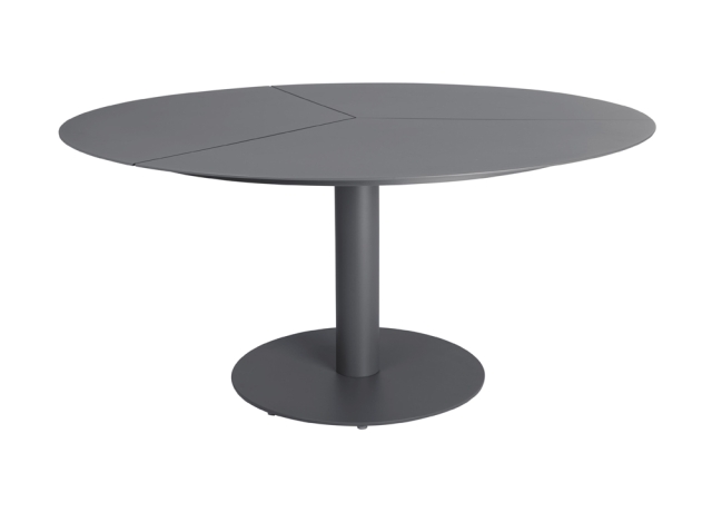 Brafab Peace Diningtisch rund 150cm, Aluminium-Stahl anthrazit-matt