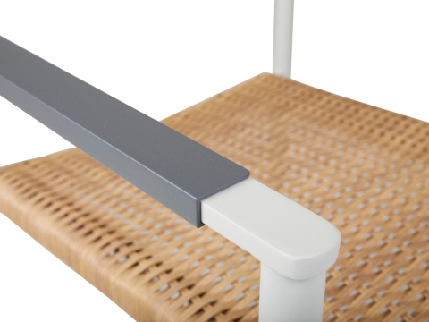 Brafab DK Dining Armlehnstuhl, Hellgrau