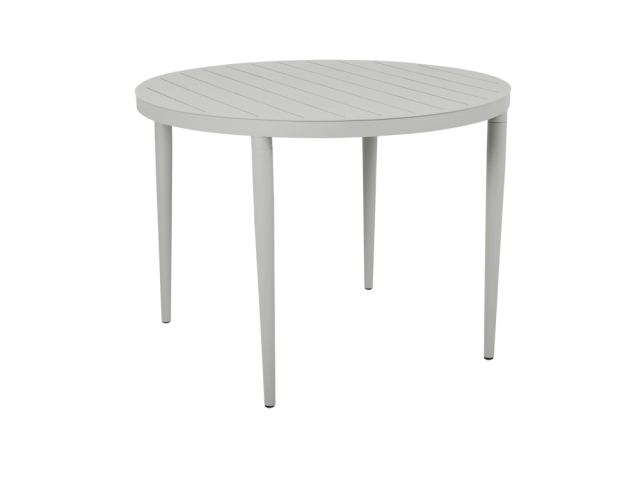 Brafab Bigby Diningtisch Aluminium rund 100cm, hellgrau