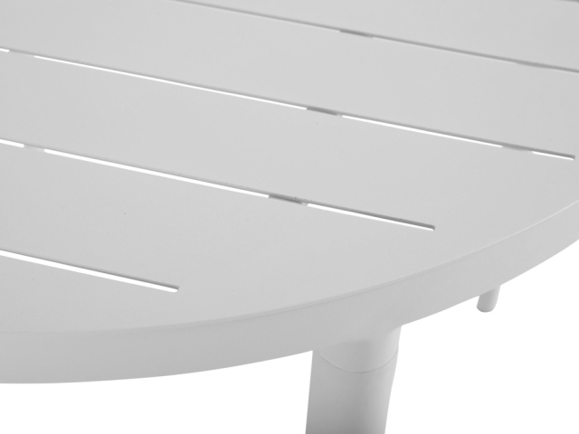 Brafab Bigby Diningtisch Aluminium rund 100cm, hellgrau