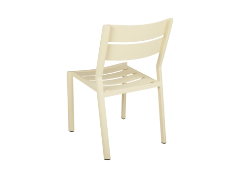 Brafab Delia Diningstuhl, Aluminium Lemon, stapelbar