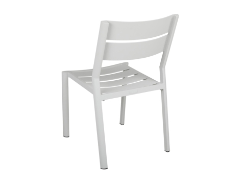 Brafab Delia Diningstuhl, Aluminium Hellgrau, stapelbar