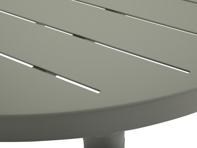 Brafab Bigby Diningtisch Aluminium rund 100cm, Dusty green