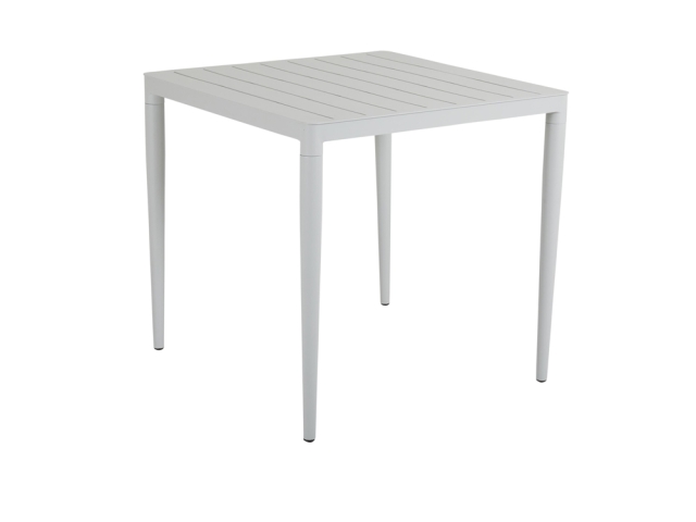 Brafab Bigby Diningtisch Aluminium 76x76cm, hellgrau