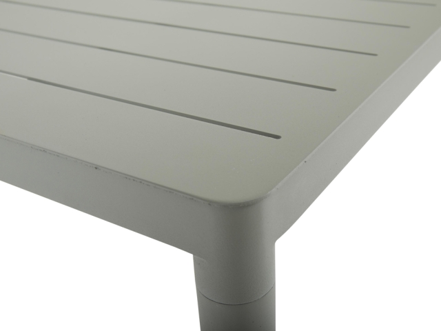 Brafab Bigby Diningtisch Aluminium 144x76cm, Dusty green