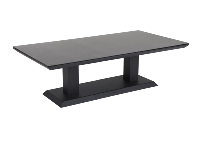 Brafab Heis Loungetisch Aluminium schwarz, 150x79cm, h&ouml;henverstellbar 48-68cm