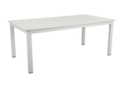 Brafab Lomma Ausziehtisch Aluminium hellgrau 194-312x100cm Brafab Lomma Ausziehtisch Aluminium hellgrau 194-312x100cm