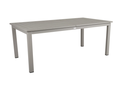 Brafab Lomma Ausziehtisch Aluminium khaki 194-312x100cm Brafab Lomma Ausziehtisch Aluminium khaki 194-312x100cm