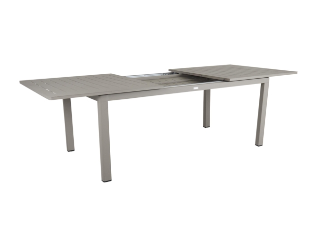 Brafab Lomma Ausziehtisch Aluminium khaki 194-312x100cm