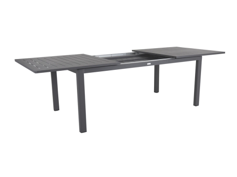 Brafab Lomma Ausziehtisch Aluminium anthrazit 194-312x100cm