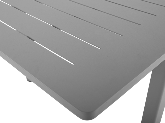 Brafab Lomma Ausziehtisch Aluminium anthrazit 194-312x100cm