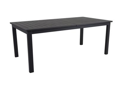 Brafab Lomma Ausziehtisch Aluminium schwarz 194-312x100cm Brafab Lomma Ausziehtisch Aluminium schwarz 194-312x100cm