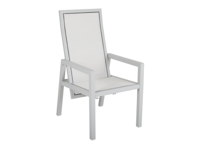 Brafab Newfort Positionsstuhl, Aluminium hellgrau, verstellbares Rückenteil Brafab Newfort Positionsstuhl, Aluminium hellgrau, verstellbares Rückenteil