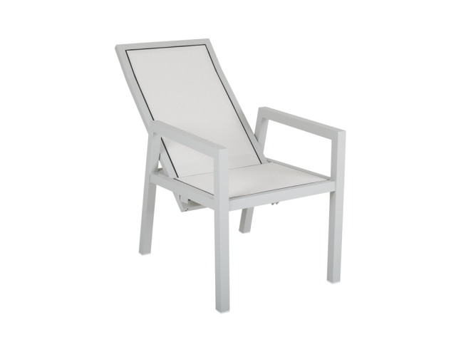 Brafab Newfort Positionsstuhl, Aluminium hellgrau, verstellbares R�ckenteil