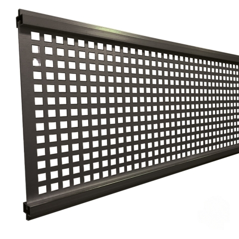 Elephant Modular EVO Gitter-Einsatz 21x180cm Aluminium, Leiste Anthrazit
