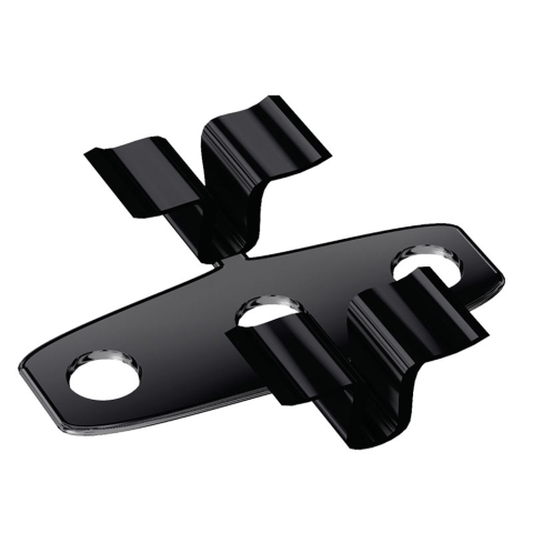 Elephant Duo Wood Befestigungsclips Edelstahl - Schwarz 500 St�ck