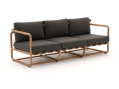 Apple Bee Dolce 3-Sitzer Loungesofa 209cm Teakholz Grau Apple Bee Dolce 3-Sitzer Loungesofa 209cm Teakholz Grau