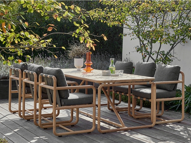 Apple Bee Dolce Gartentisch aus Teakholz 240x100cm