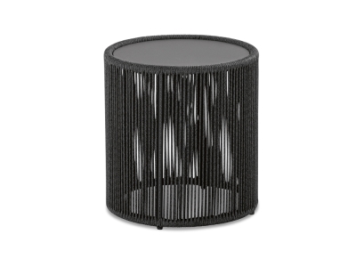 Niehoff Loredo Beistelltisch rund 36cm, H=42cm Aluminium anthrazit