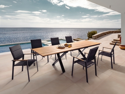 Niehoff Gartenmöbel-Set Revent-Strato mit Ausziehtisch Niehoff Gartenmöbel-Set Revent-Strato mit Ausziehtisch