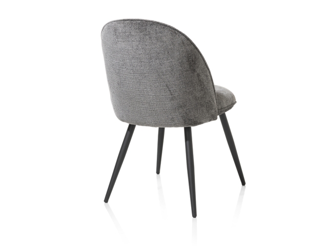 Habufa Aron Stuhl Flachgewebe Vulcano, Anthrazit